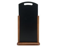 Ardoise de table HANDLE, grand, brun foncé