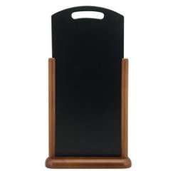 Ardoise de table HANDLE, grand, brun foncé