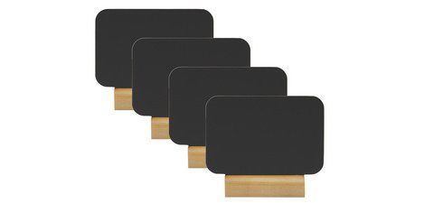 Krijtbord tafelmodel SILHOUETTE MINI 'RECT'