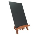 Ardoise de table JUNIOR avec chevalet, acajou