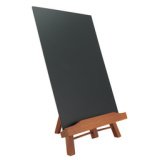 Ardoise de table JUNIOR avec chevalet, acajou
