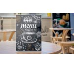 Présentoir de table Premium Plus, acrylique, A5