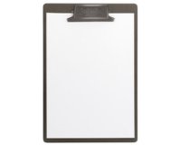 Menuhouder met klem VINTAGE A4 grijs