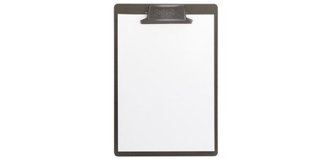 Menuhouder met klem VINTAGE, A5, grijs