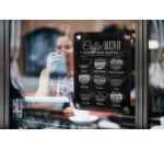 Ardoise de fenêtre, A4, noir