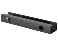 Goulotte passe-câble sous le bureau, noir