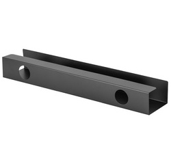 Goulotte passe-câble sous le bureau, noir