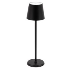 Lampe de table à LED sans fil FELINE, noir
