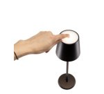 Lampe de table à LED rechargeable FELINE, noir