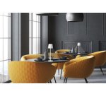 Lampe de table à LED rechargeable FELINE, noir