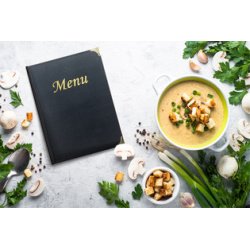 Protège-menus BASIC, A5, noir