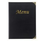 Protège-menus BASIC, A5, bordeaux