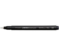 Tombow Feutre fin MONO drawing pen, largeur de tracé 01