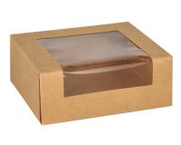 Sushibox 'pure', dimensions: 195 x 140 x 45 mm, brun