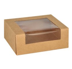 Sushibox 'pure', dimensions: 120 x 100 x 45 mm, brun