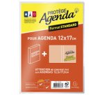 Protège-agenda STANDARD, en PVC, translucide