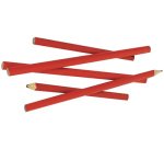 Crayon de charpentier, oval, rouge, 250 mm