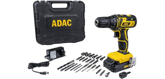 Perceuse-visseuse sans fil ADAC, 20 Volt