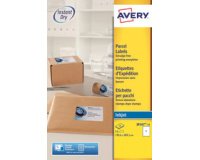 Etiquette autocollante avery expedition jet d'encre        blanches 199,6 x 289,1mm boite15 unites