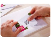 Etiquette autocollante avery adresse recyclee laser blanc  99,1 x 33,9mm boite de 240