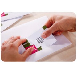 Etiquette d'adresse jet d'encre 99,1 x 38,1 mm blanc - Boîte de 210