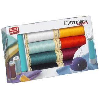 Gütermann Kit de fil à coudre avec distributeur d'aiguilles