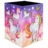 Corbeille à papier 'Licorne', carton