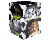 Corbeille à papier 'Football', carton