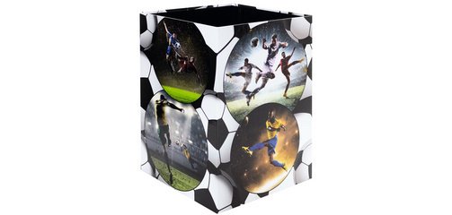 Corbeille à papier 'Football', carton