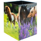 Corbeille à papier 'Pré à chevaux', carton