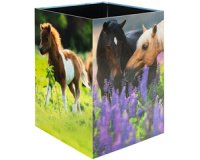 Corbeille à papier 'Pré à chevaux', carton