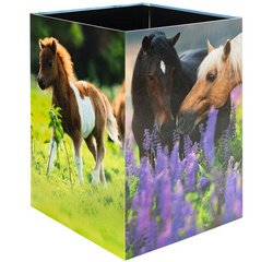 Corbeille à papier 'Pré à chevaux', carton