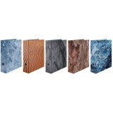 Assortiment de classeurs à motifs 'Nature'