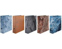 Assortiment de classeurs à motifs 'Nature'