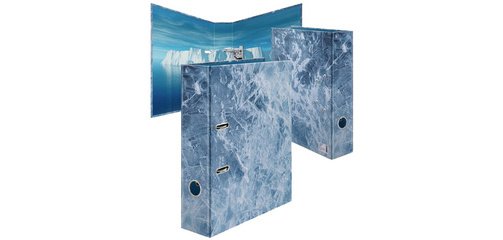 Classeur à motifs 'Nature', A4, Ice