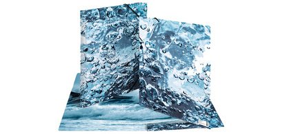 Chemise à élastiques 'Nature', A3, carton, Water