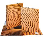 Chemise à élastiques 'Nature', A4, carton, Sand