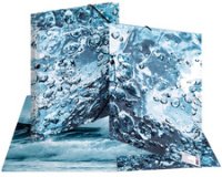 Chemise à élastiques 'Nature', A4, carton, Water