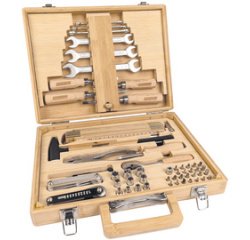 Gereedschapset ECOLINE, koffer, 75 stuks