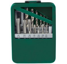 Jeu de tarauds, 15 pièces