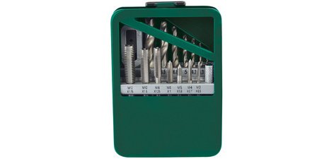 Jeu de tarauds, 15 pièces