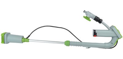 Pompe d'arrosage sans fil, gris/vert