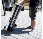 Diable de transport en alu, capacité de