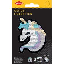 Licorne en sequins réversibles