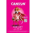 Bloc de dessin XS'MART FAN ART, A4