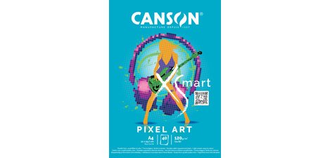 Bloc de dessin XS'MART PIXEL ART, A4