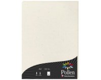 Blumenpollen-Kollektion Natura 210 x 297 mm 120 g/m2 Naturweiß - Packung mit 50 Stück.