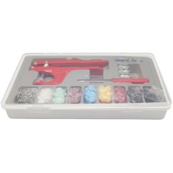 Kit de boutons pression avec pince, 150 pièces