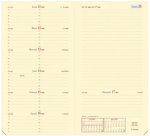 Quo Vadis - Agenda avec répertoire - 2027 - Italnote Prestige - Semainier Horizontal - Français - Marlow - 14 mois de décembre à janvier - 8,8x17 cm