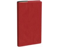 Quo Vadis - Agenda avec répertoire - 2027 - Italnote Prestige - Semainier Horizontal - Français - Marlow - Bordeaux - 14 mois de décembre à janvier - 8,8x17 cm